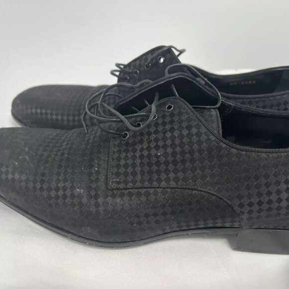 Louis Vuitton Paris Mens Laced Black SOLFERINO DERBY Dress Shoes Size 8.5 MT0168 main image 6